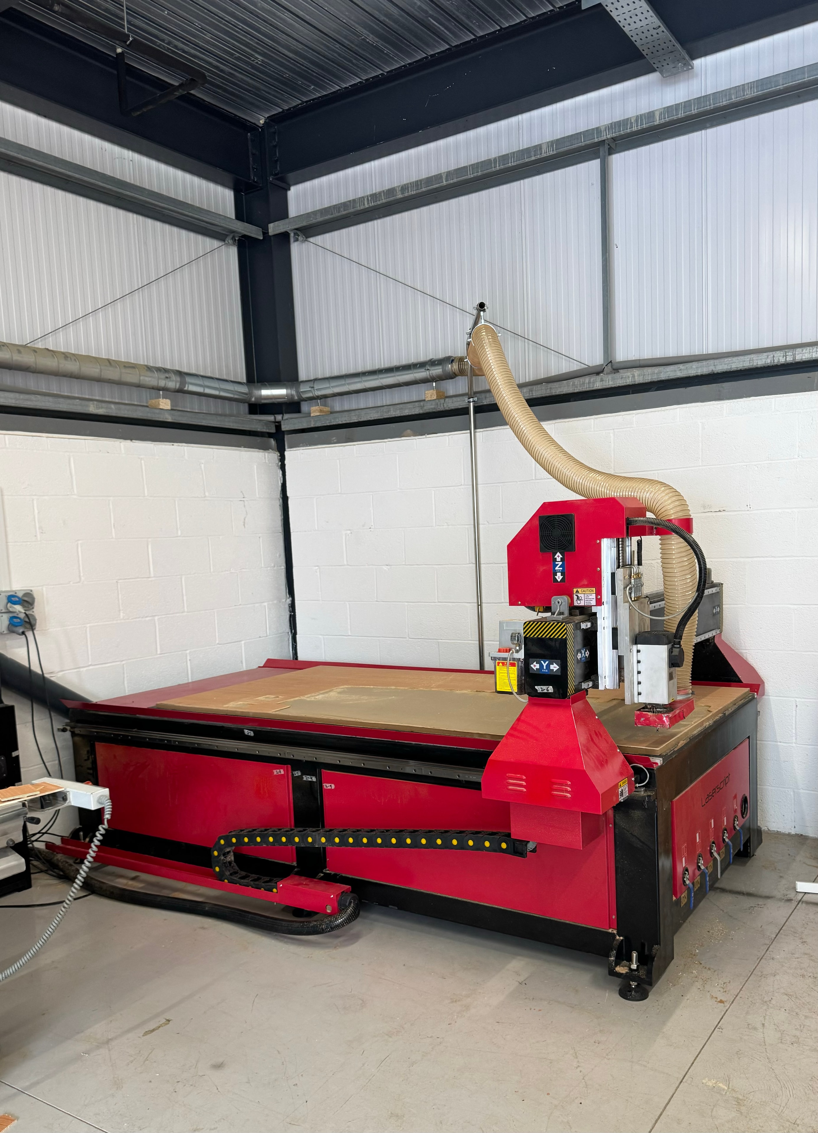 CNC router machine in TRU Motorhomes workshop
